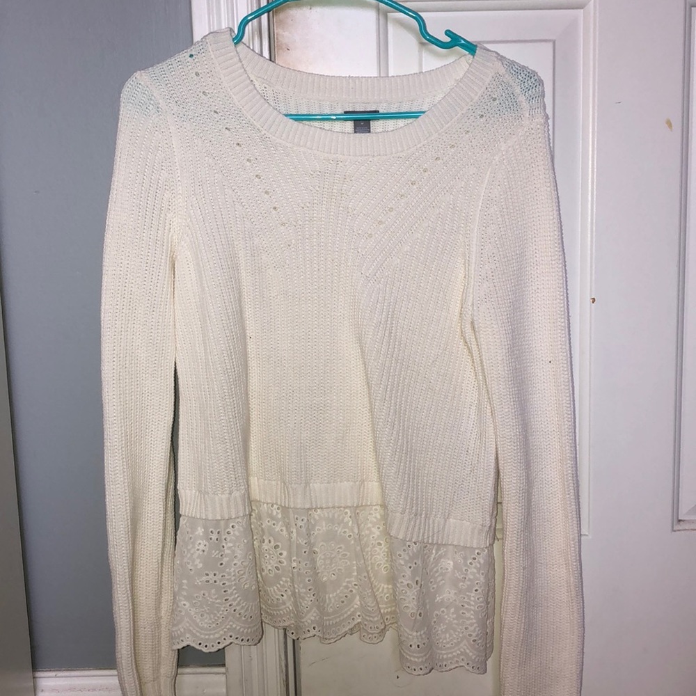 White sweater